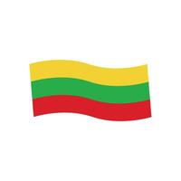 Myanmar vlag icoon vector sjabloon