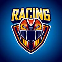 de racing esport logo vector