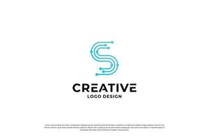 brief s logo ontwerp sjabloon. eerste brieven s logo vector. creatief s symbool markering. vector