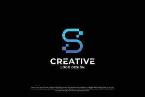 brief s logo ontwerp sjabloon. eerste brieven s logo vector. creatief s symbool markering. vector