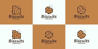 bundel biscuits logo ontwerp vector voor voedsel restaurant culinaire