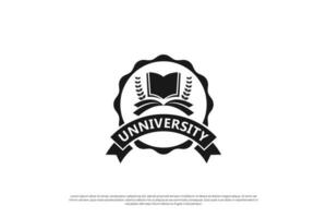 school- embleem logo ontwerp. Universiteit, college insigne ontwerp sjabloon. vector