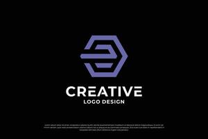 brief e logo ontwerp vector. eerste brief e logo inspiratie, creatief e symbool logo bedrijf. vector