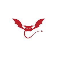 duivel engel logo vector