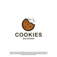 biscuit Product etiket logo ontwerp. biscuit wijnoogst embleem logo. vector