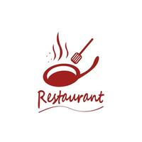 restaurant logo vector sjabloon illustratie