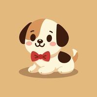 vector van schattig puppy hond kawaii mascotte