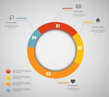 infographic sjablonen voor zakelijke vectorillustratie. eps10 vector