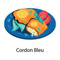 modieus cordon bleu vector