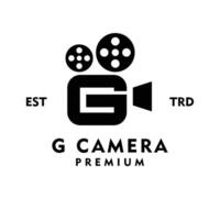 g camera brief logo icoon ontwerp illustratie vector