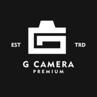 g camera brief logo icoon ontwerp illustratie vector