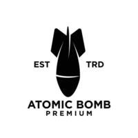 atomair bom logo icoon ontwerp illustratie vector