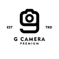 g camera brief logo icoon ontwerp illustratie vector