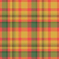 Schotse ruit plaid vector naadloos patroon. controleur patroon. traditioneel Schots geweven kleding stof. houthakker overhemd flanel textiel. patroon tegel swatch inbegrepen.