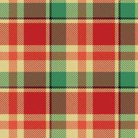 Schotse ruit plaid vector naadloos patroon. klassiek Schots Schotse ruit ontwerp. traditioneel Schots geweven kleding stof. houthakker overhemd flanel textiel. patroon tegel swatch inbegrepen.