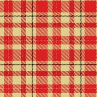 Schotse ruit plaid patroon naadloos. Schots plaid, sjabloon voor ontwerp ornament. naadloos kleding stof textuur. vector illustratie