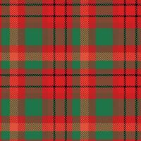 Schots Schotse ruit plaid naadloos patroon, controleur patroon. traditioneel Schots geweven kleding stof. houthakker overhemd flanel textiel. patroon tegel swatch inbegrepen. vector