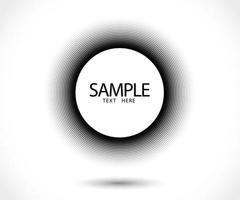 zwart abstract vector cirkel frame lijn logo. element voor grafisch webdesign, sjabloon voor print, textiel, verpakking, decoratie. ronde grens pictogram cirkel textuur. - vectorillustratie