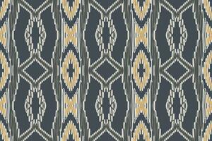 nordic patroon naadloos Scandinavisch patroon motief borduurwerk, ikat borduurwerk vector ontwerp voor afdrukken Indonesisch batik motief borduurwerk inheems Amerikaans Kurta mughal ontwerp