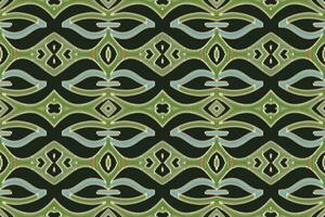 motief folklore patroon naadloos bandana afdrukken zijde motief borduurwerk, ikat borduurwerk vector ontwerp voor afdrukken patroon wijnoogst bloem volk Navajo lapwerk patroon