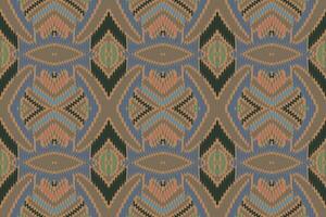barok patroon naadloos inheems Amerikaans, motief borduurwerk, ikat borduurwerk vector ontwerp voor afdrukken sjaal hijab patroon hoofddoek ikat vector zijde kurti model- mughal patronen