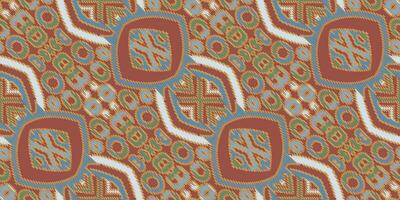 zijde kleding stof patola sari patroon naadloos Australisch aboriginal patroon motief borduurwerk, ikat borduurwerk vector ontwerp voor afdrukken structuur kleding stof Saree sari tapijt. Kurta vector patola Saree