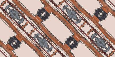 Navajo patroon naadloos mughal architectuur motief borduurwerk, ikat borduurwerk vector ontwerp voor afdrukken structuur kleding stof Saree sari tapijt. Kurta vector patola Saree