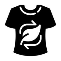 t-shirt glyph-pictogram vector