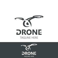 dar antenne met camera vector sjabloon icoon. logo fotografie dar vector. quadcopter vlak stijl