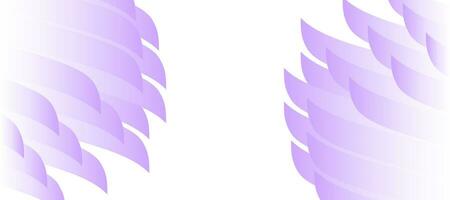 paars Vleugels strepen web banier helling ontwerp achtergrond vector