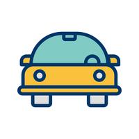 Cartoon auto Vector Icon