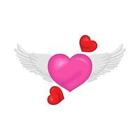 liefde engel vlieg illustratie vector