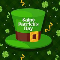 st. Patrick dag illustratie vector achtergrond. vector eps 10