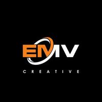 emv brief eerste logo ontwerp sjabloon vector illustratie