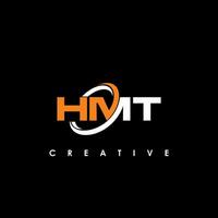 hmt brief eerste logo ontwerp sjabloon vector illustratie