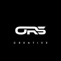 ors brief eerste logo ontwerp sjabloon vector illustratie