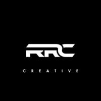 rrc brief eerste logo ontwerp sjabloon vector illustratie