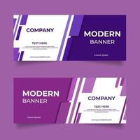 banner bedrijf modern. abstracte banner ontwerp websjabloon, horizontale header webbanner. social media omslag reclamebanner, flyer, uitnodigingskaart vector