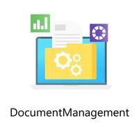 document- en bestandsbeheer vector