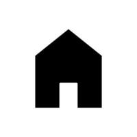 huis icoon vector. huis illustratie teken. huisje symbool. hut logo. vector