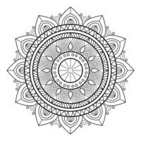 decoratief luxe sier- mandala achtergrond ontwerp en mandala vector illustratie