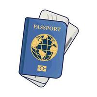 illustratie van paspoort vector