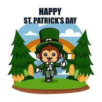 st Patrick dag illustratie vector