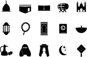 Islam icoon verzameling vector