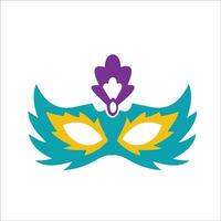 vrij vector carnaval masker verzameling ontwerp