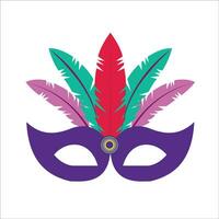 vrij vector carnaval masker verzameling ontwerp