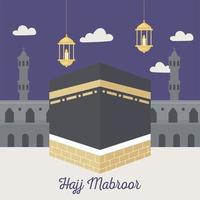 hadj mabrour moslim vector