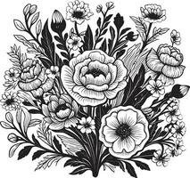 bloemen oase achtergrond embleem logo bloesem mozaïek- vector bloemen achtergrond ontwerp