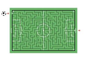 abstact labyrint. spel voor kinderen. puzzel voor kinderen. doolhof raadsel. kleur vectorillustratie. vector