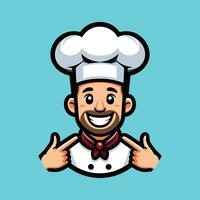 chef illustratie vector